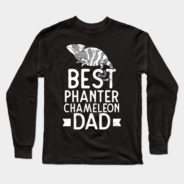 Panther Chameleon Shirt | Best Chemeleon Dad Gift Long Sleeve T-Shirt by Gawkclothing